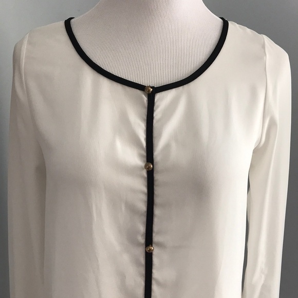 Anthropologie Sheer Blouse - Picture 3 of 7